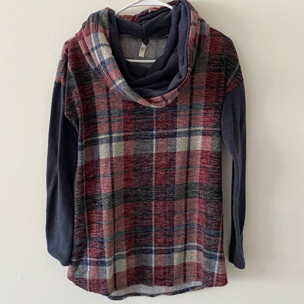 Plaid sweater